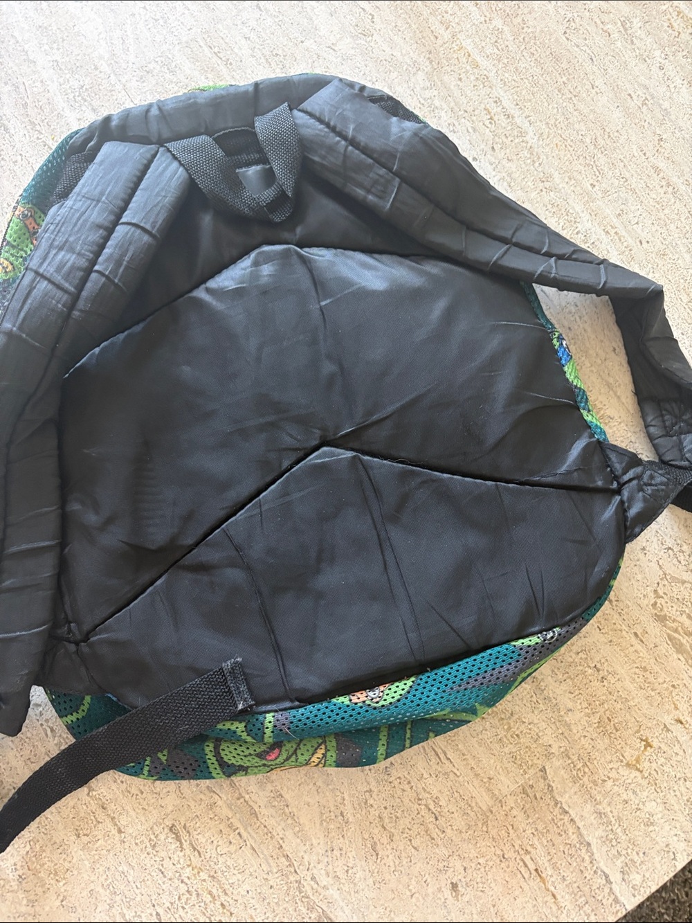 Teenage Mutant Ninja Turtles Green Patterned kids Backpack - Picture 3 of 3